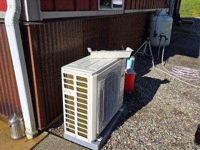 Heat Pump Condenser Unit Installation
